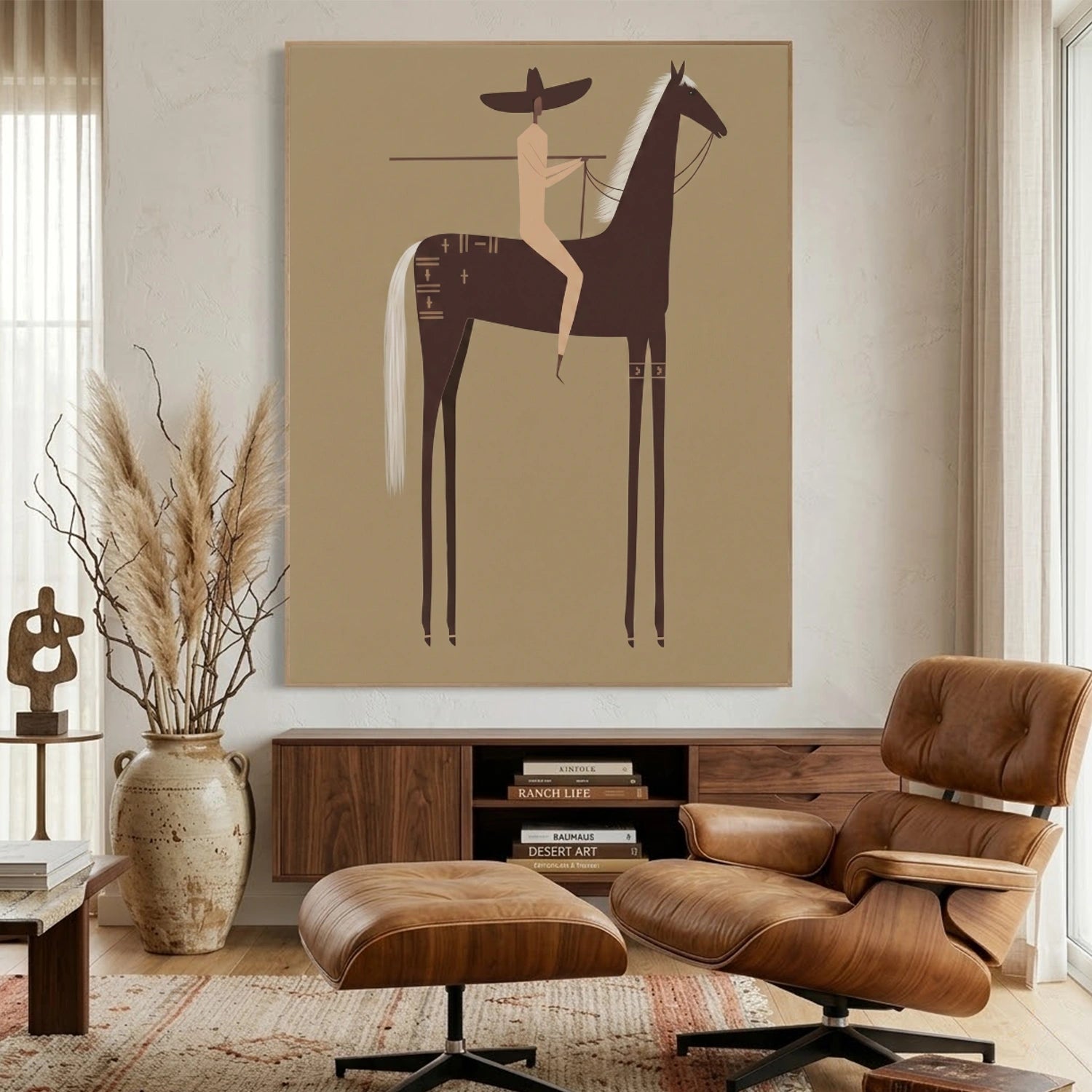 Western Cowboy Wall Art #AC093