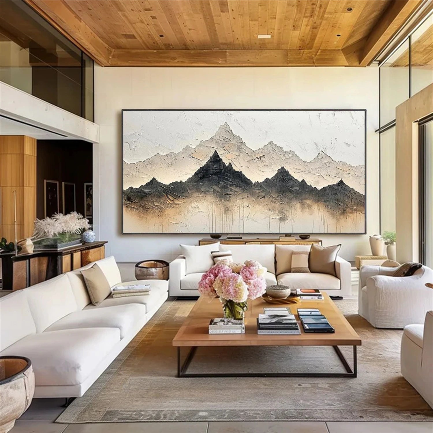 Abstract Mountain Wall Art #MM012