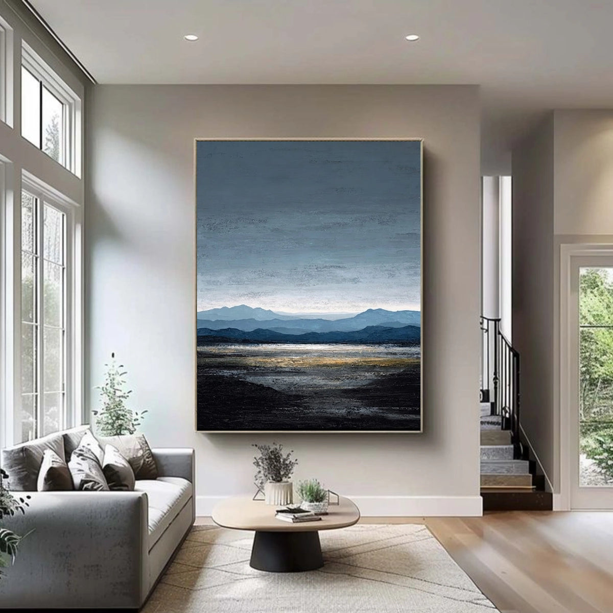 Abstract Mountain Wall Art #MM006