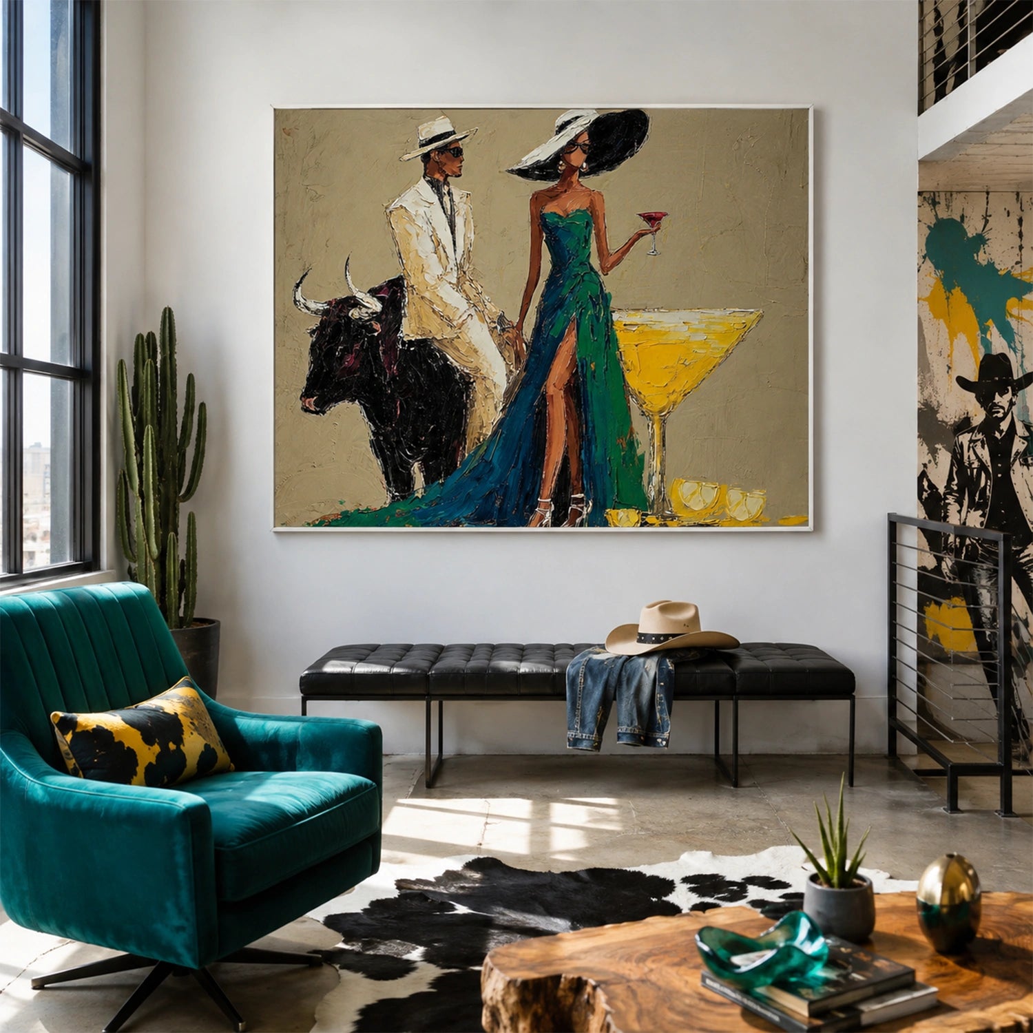 Western Cowboy Wall Art #AC043