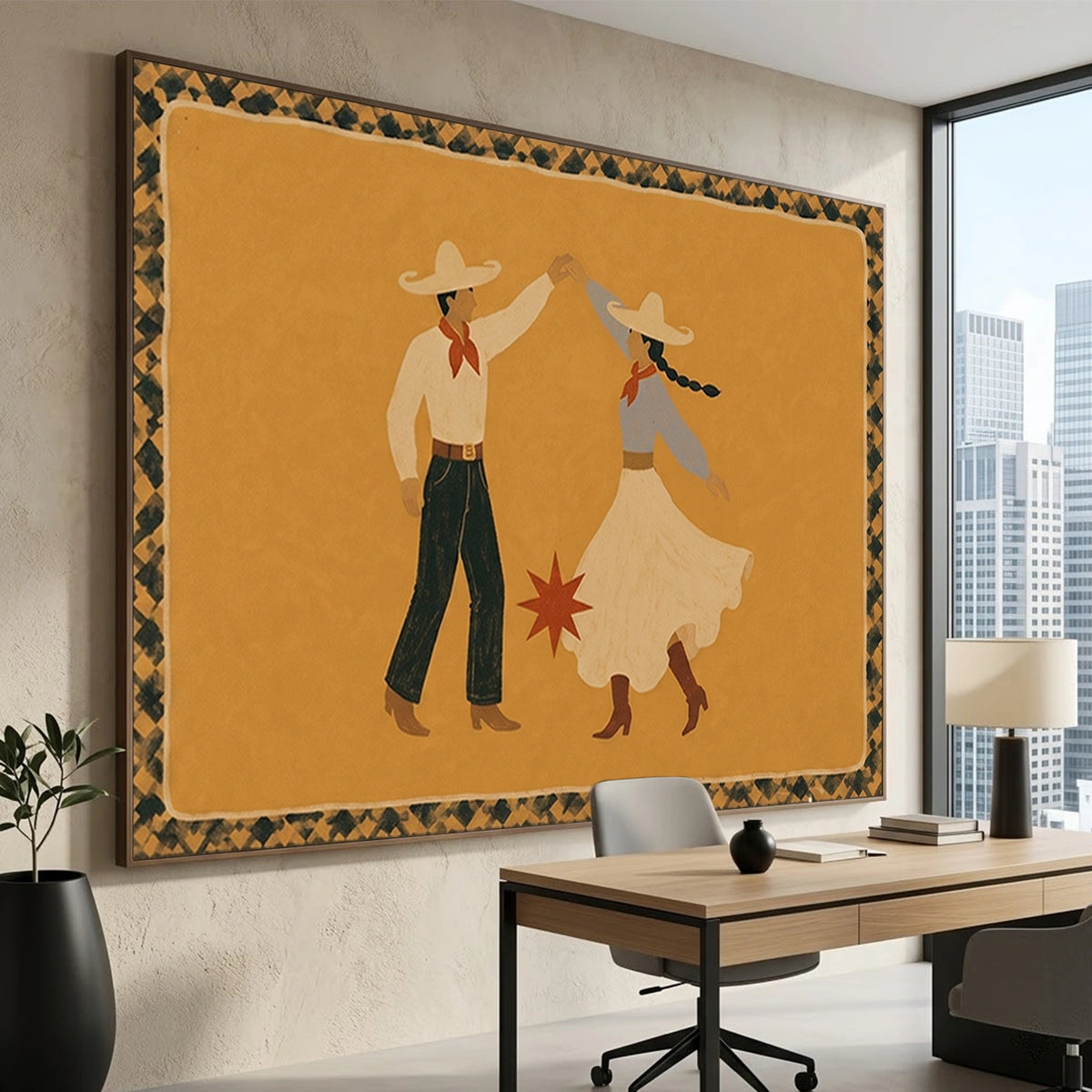 Western Cowboy Wall Art #AC 112