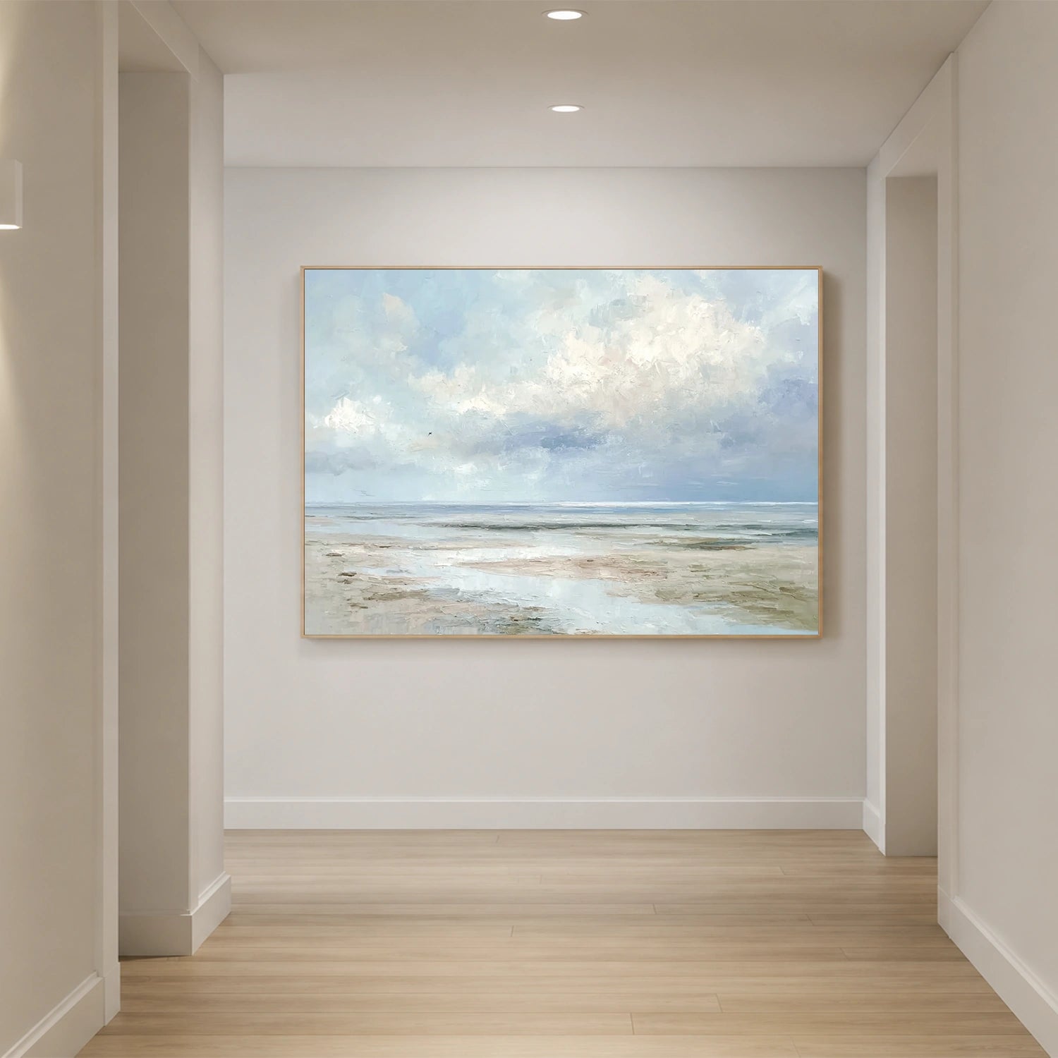 Abstract Ocean And Sky Wall Art #OS069