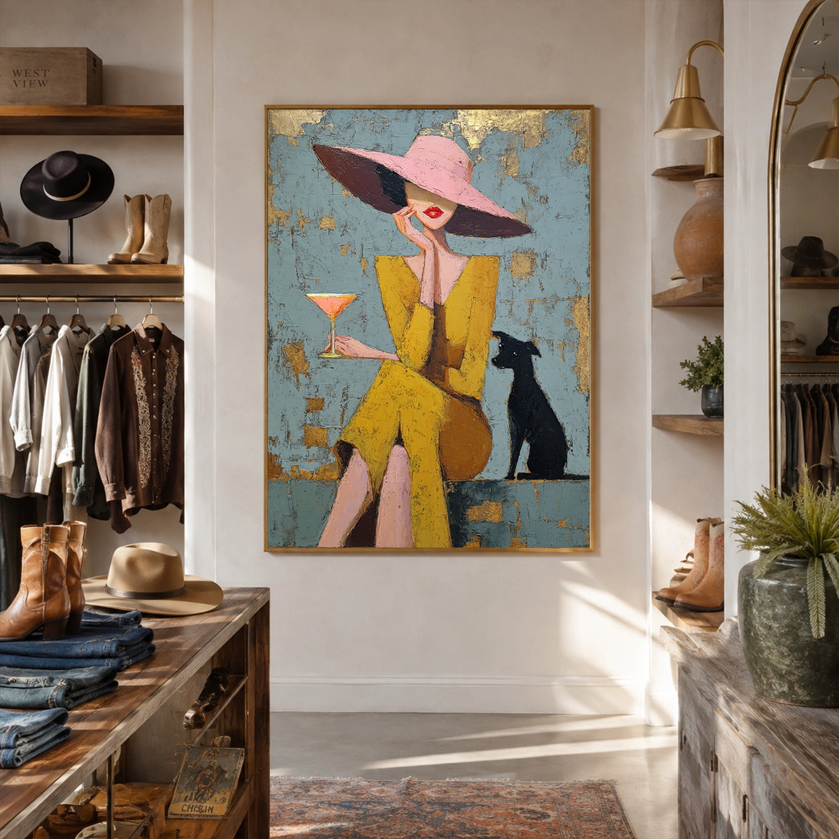 Western Cowboy Wall Art #AC038