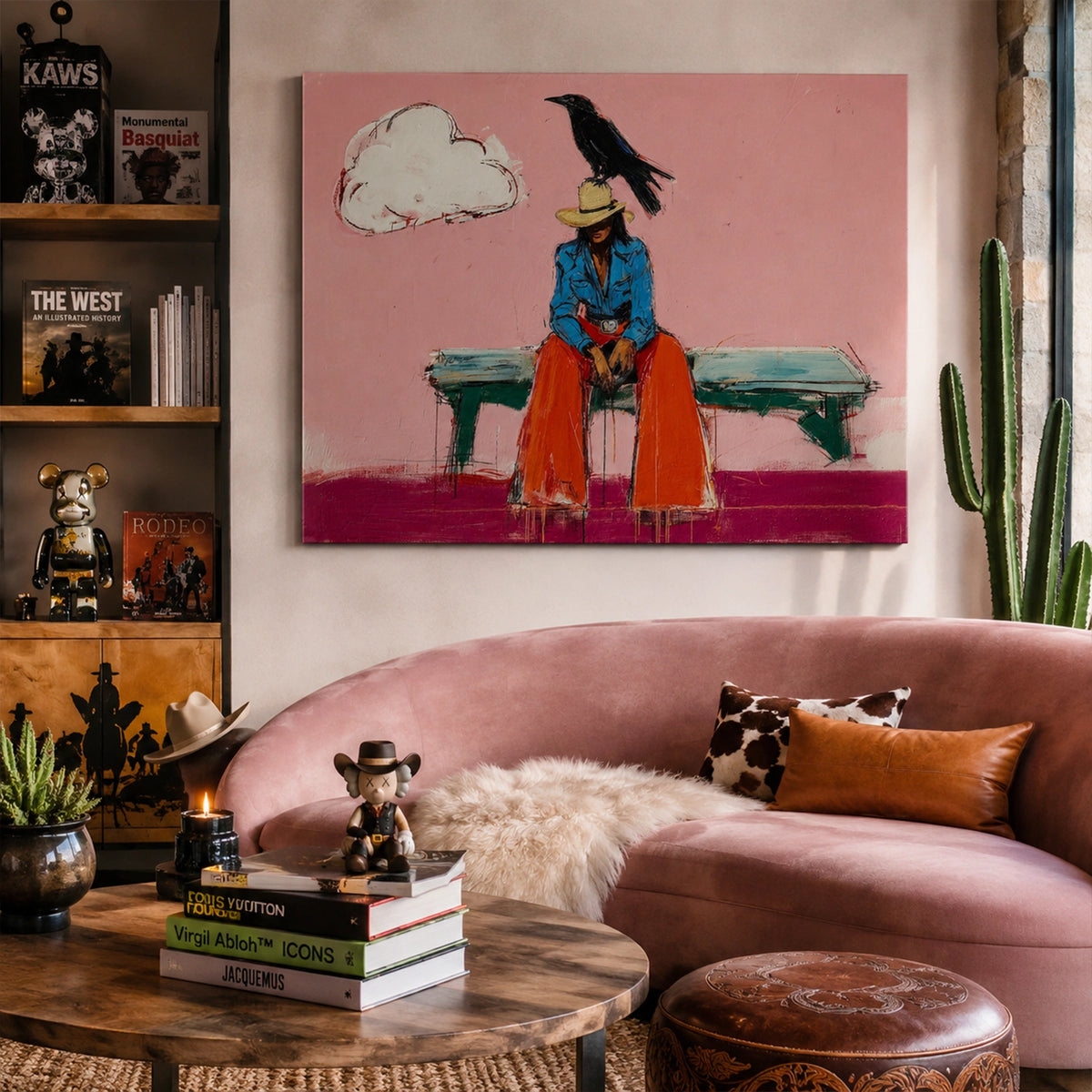 Western Cowboy Wall Art #AC040