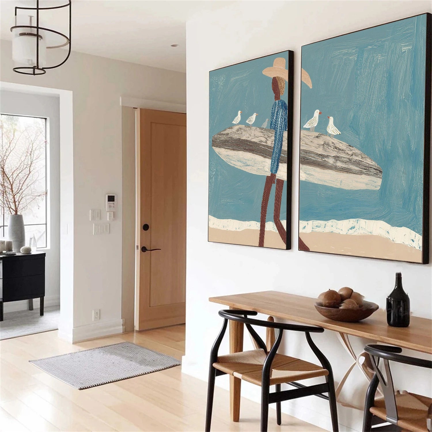 Surfing Sports Wall Art Set of 2 #SC053