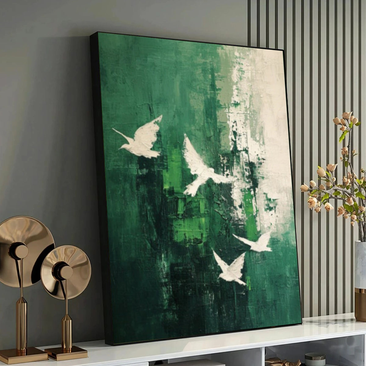 Abstract Animal Bird Wall Art #AN051