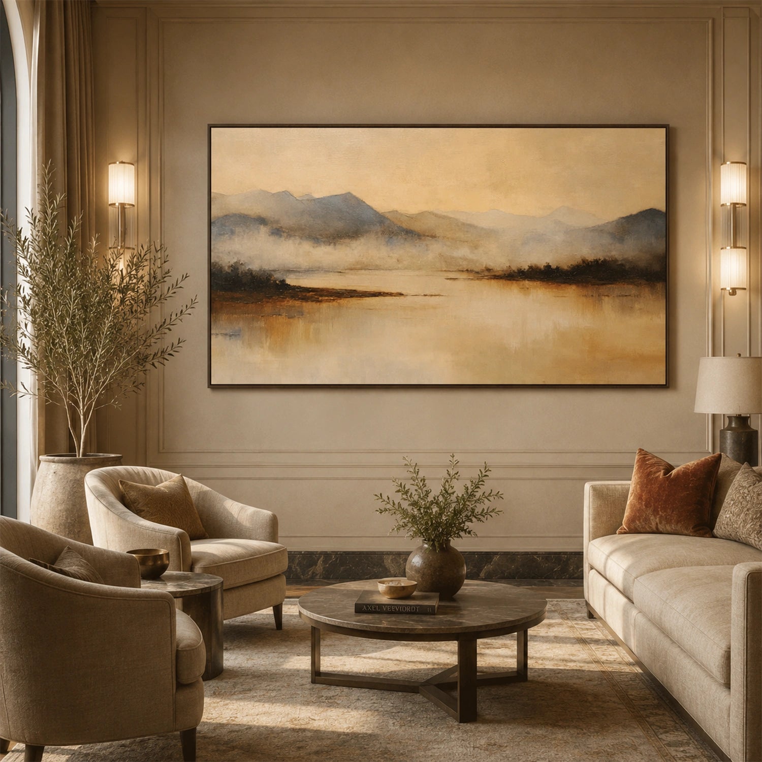 Abstract Mountain Wall Art #MM030