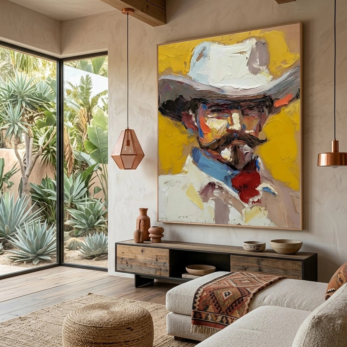 Western Cowboy Wall Art #AC092