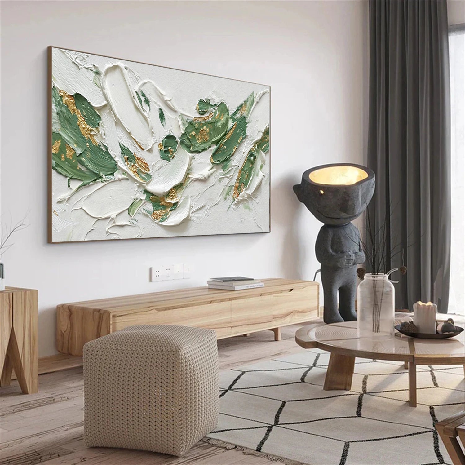 Abstract Textured Wall Art #AW025