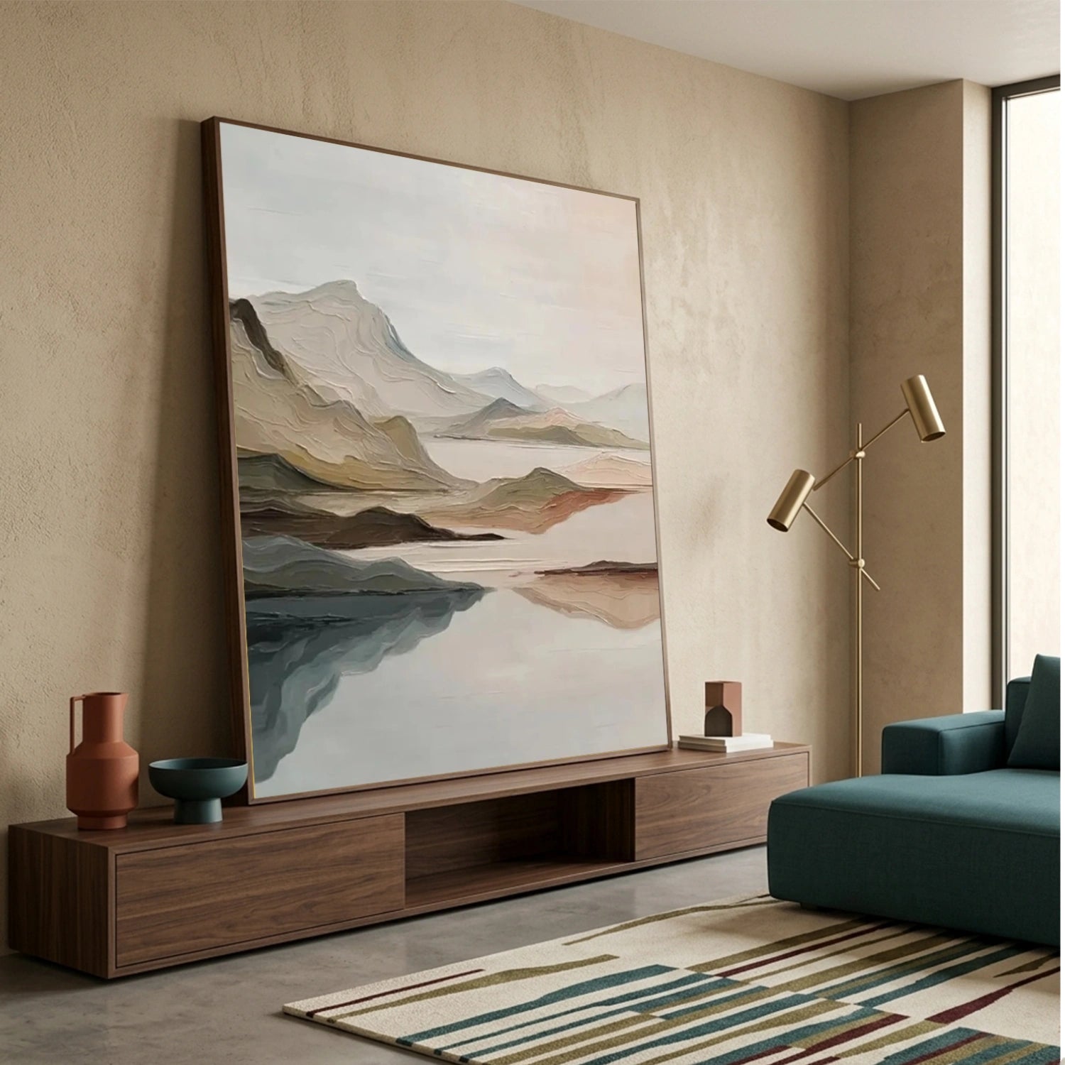 Abstract Mountain Wall Art #MM007