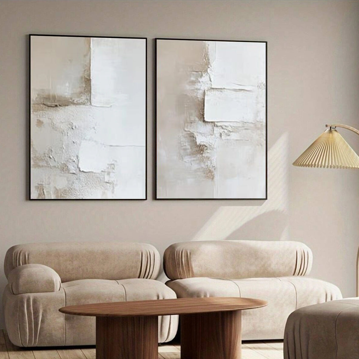 Abstract Textured Wall Art Set of 2 #AW003