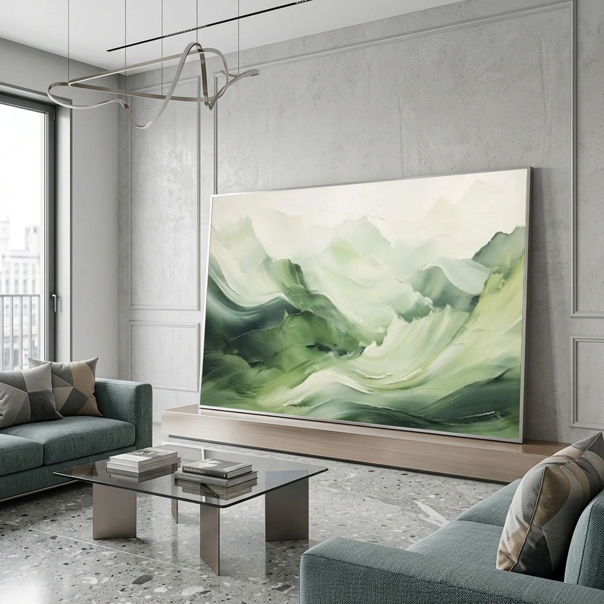 Abstract Mountain Wall Art #MM022