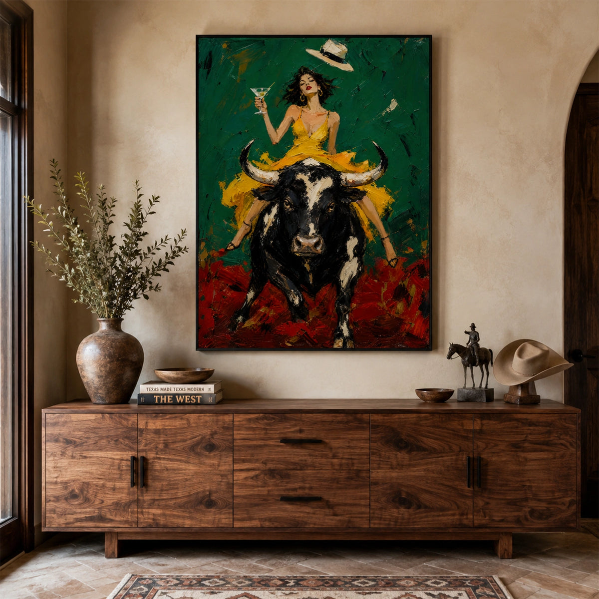 Western Cowboy Wall Art #AC018
