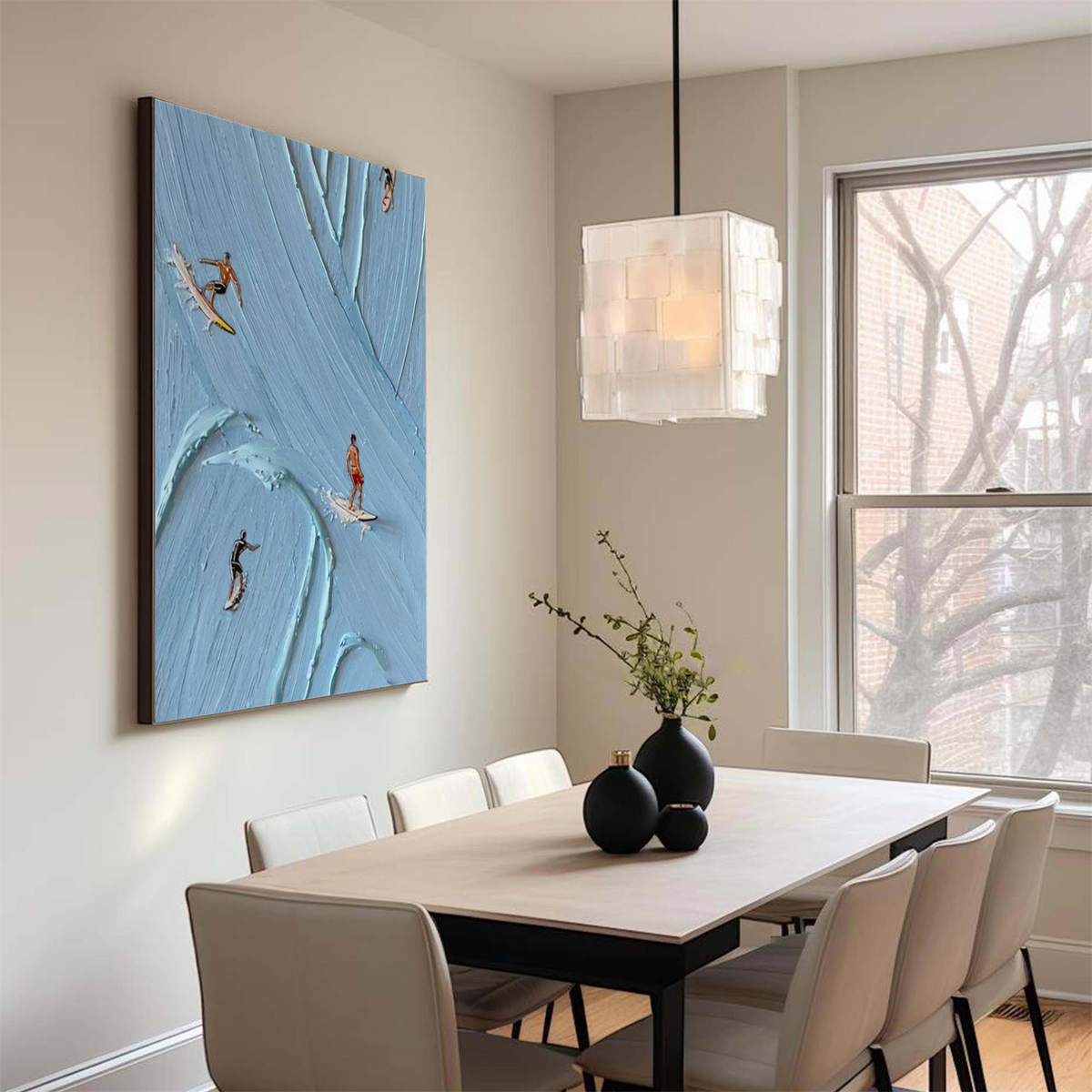 Surfing Sports Textured Wall Art #SC010