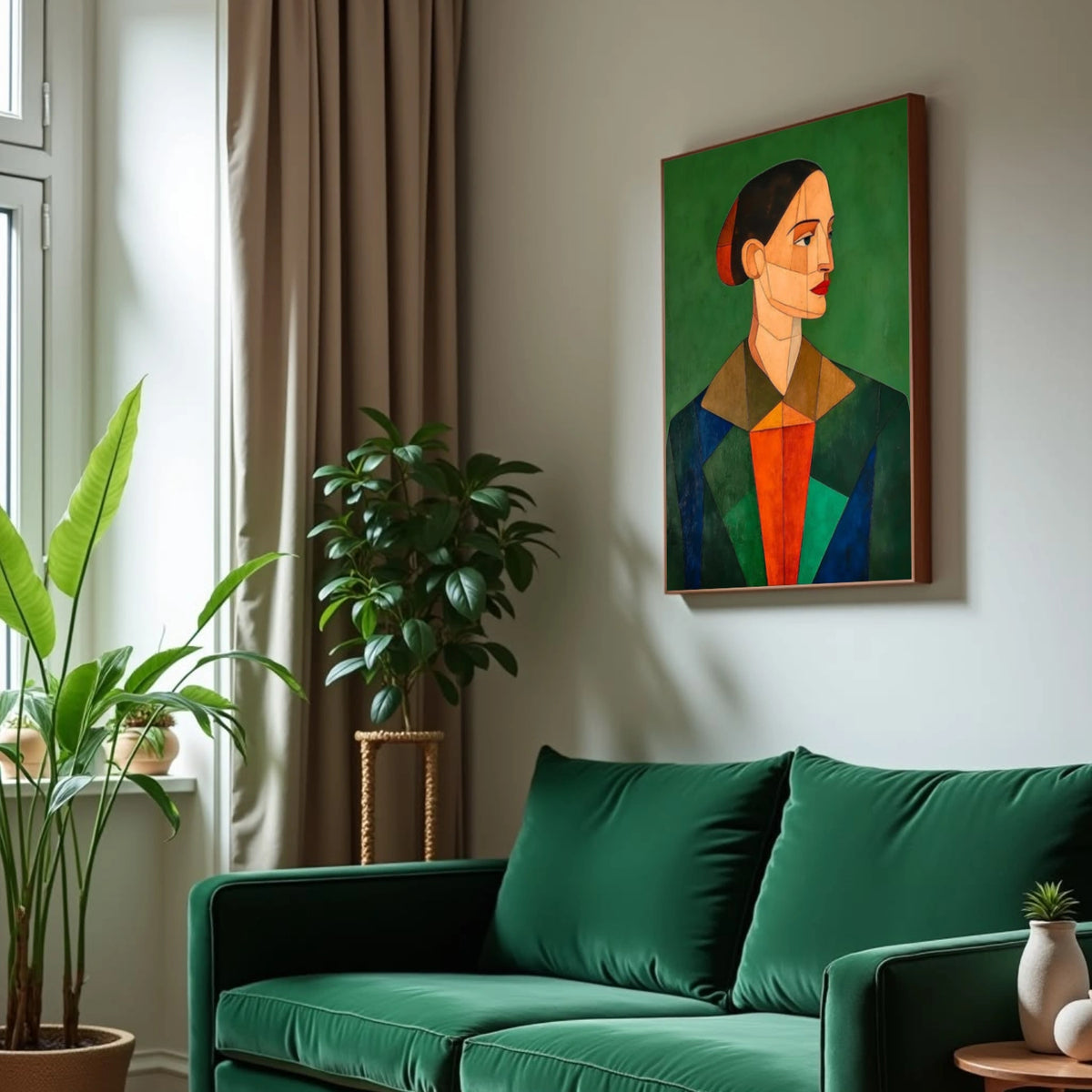 Abstract Portrait Wall Art #LA004