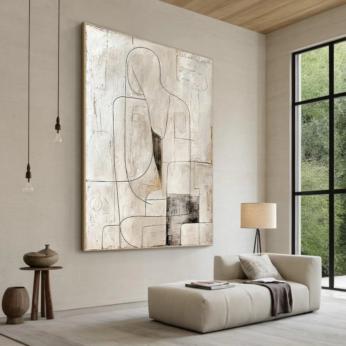 Contemporary Abstract Minimalist Wall Art #CA001