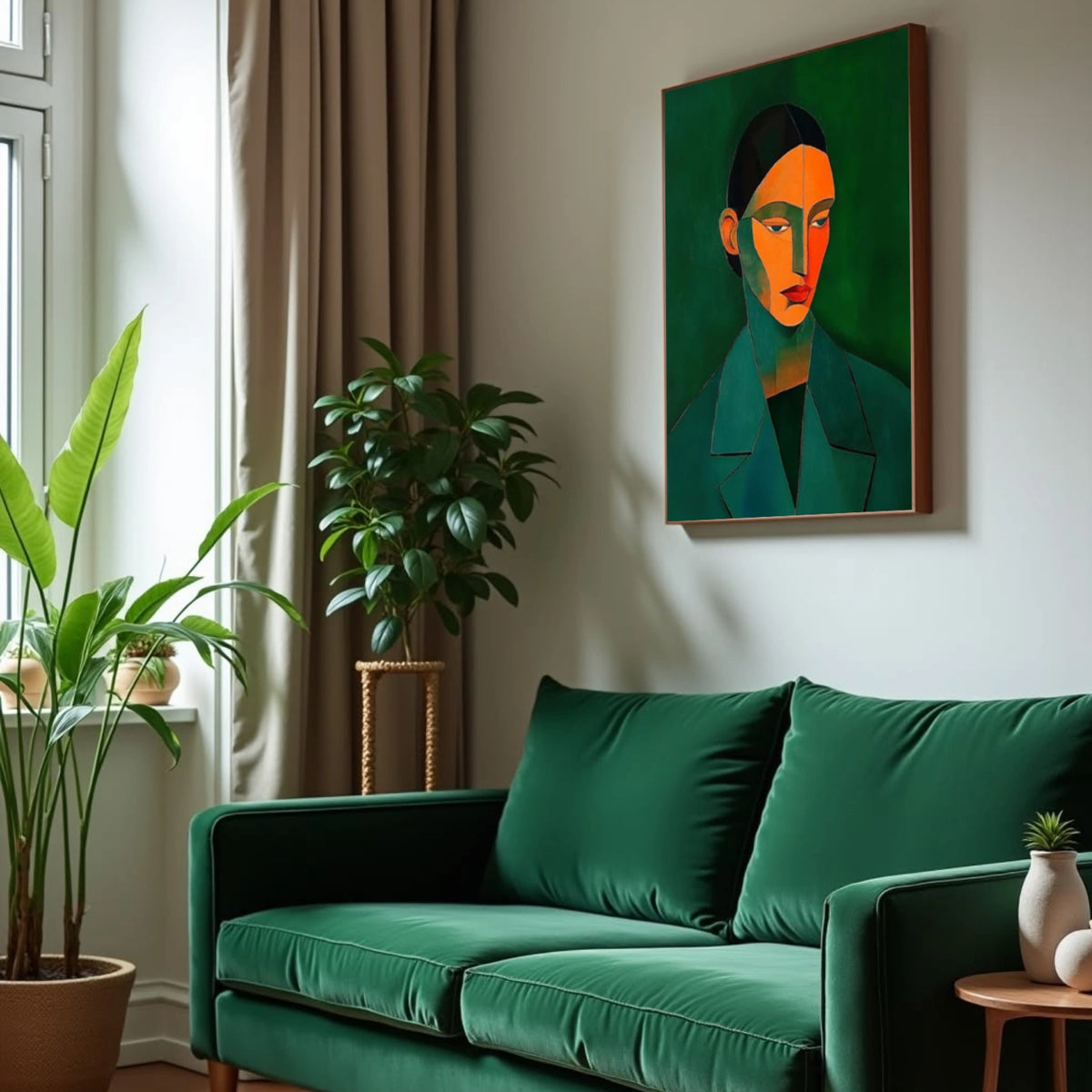 Abstract Portrait Wall Art #LA003
