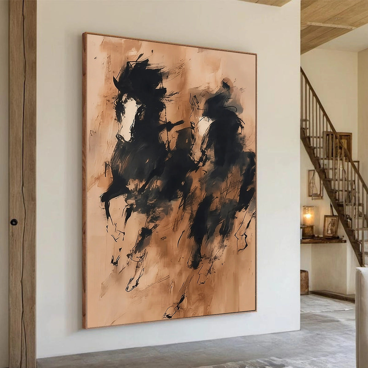 Abstract Animal Horse Wall Art #AN023