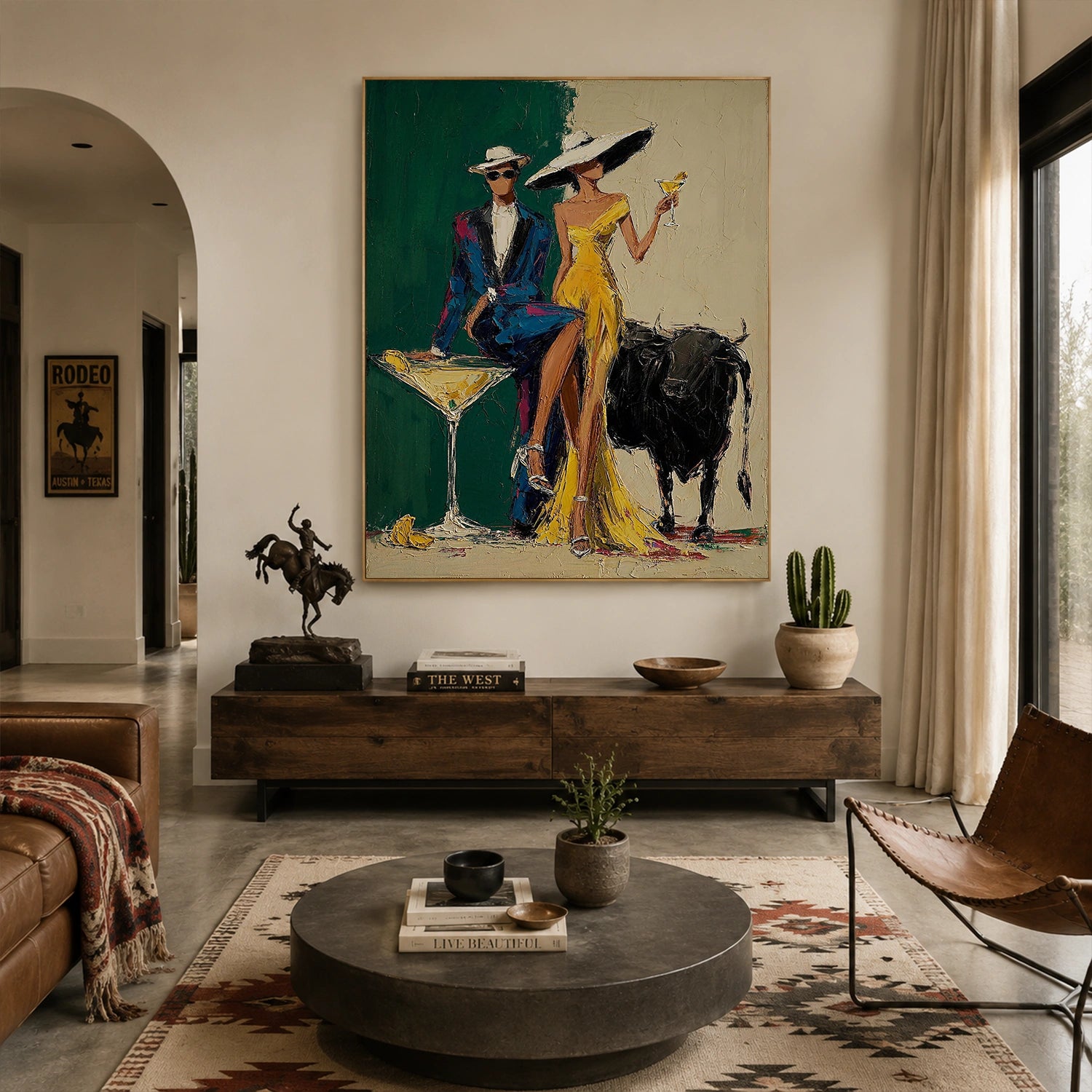 Western Cowboy Wall Art #AC045