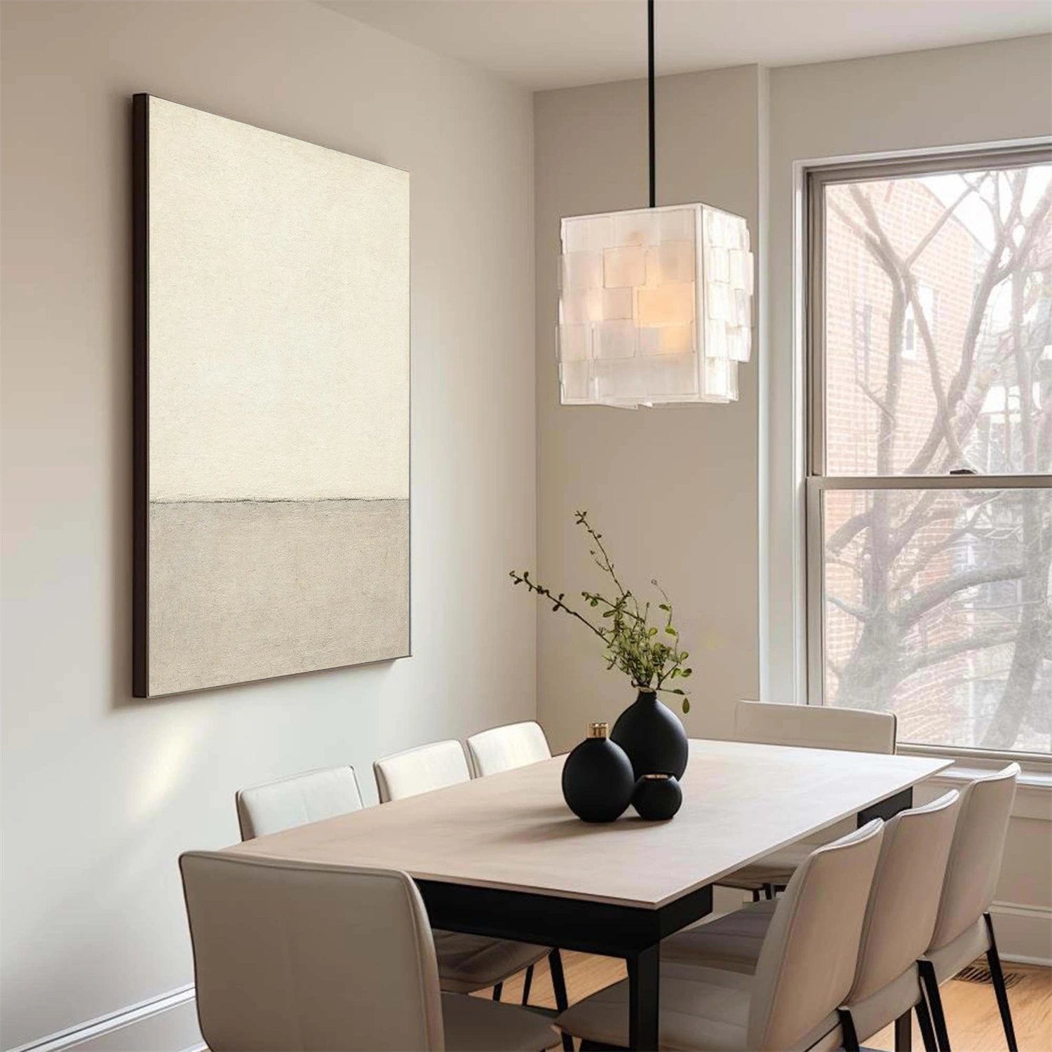 Beige Minimalist Wall Art #MW021