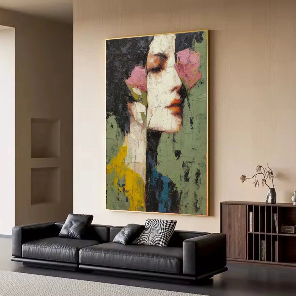 Abstract Portrait Wall Art #LA006