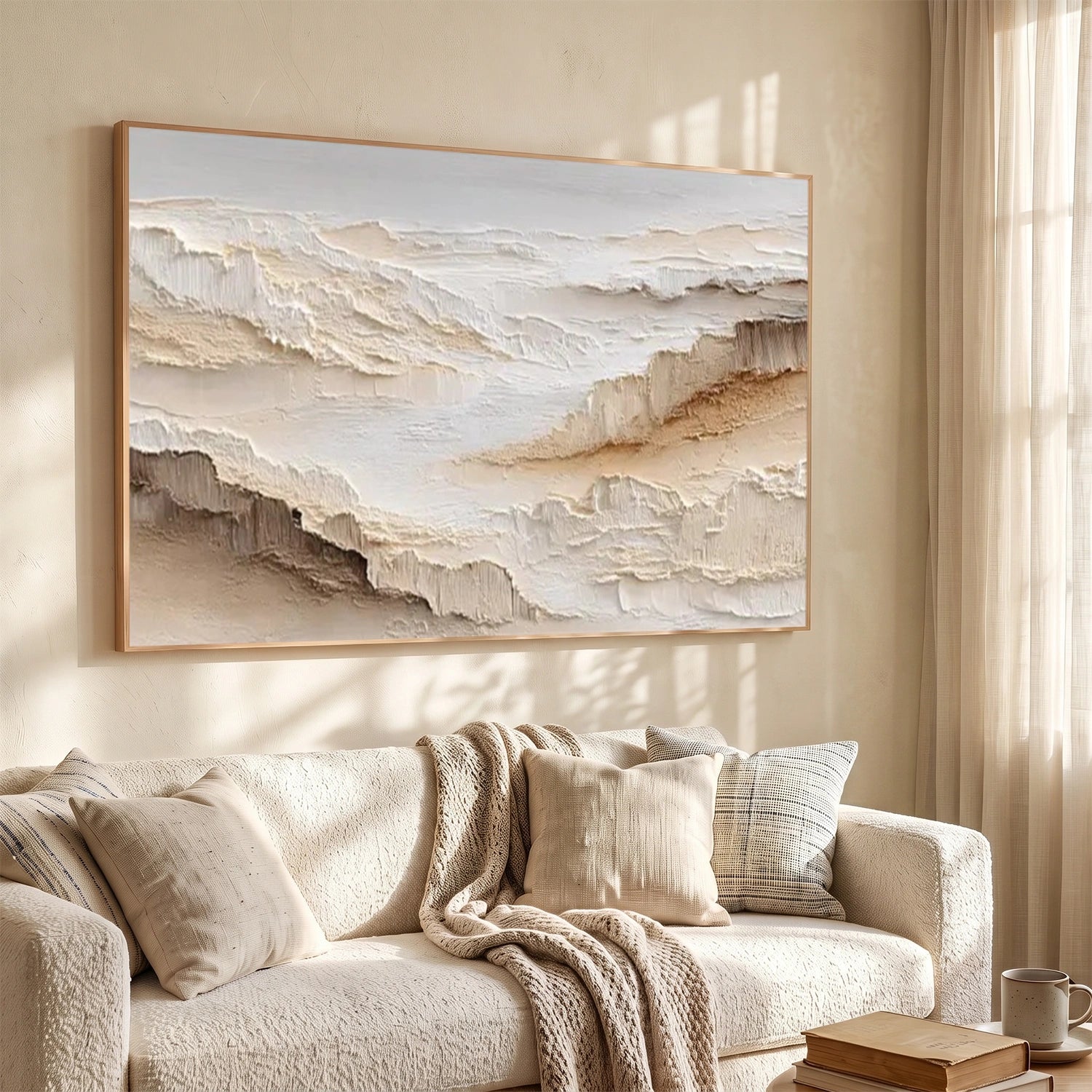 Abstract Mountain Textured Wall Art #MM018