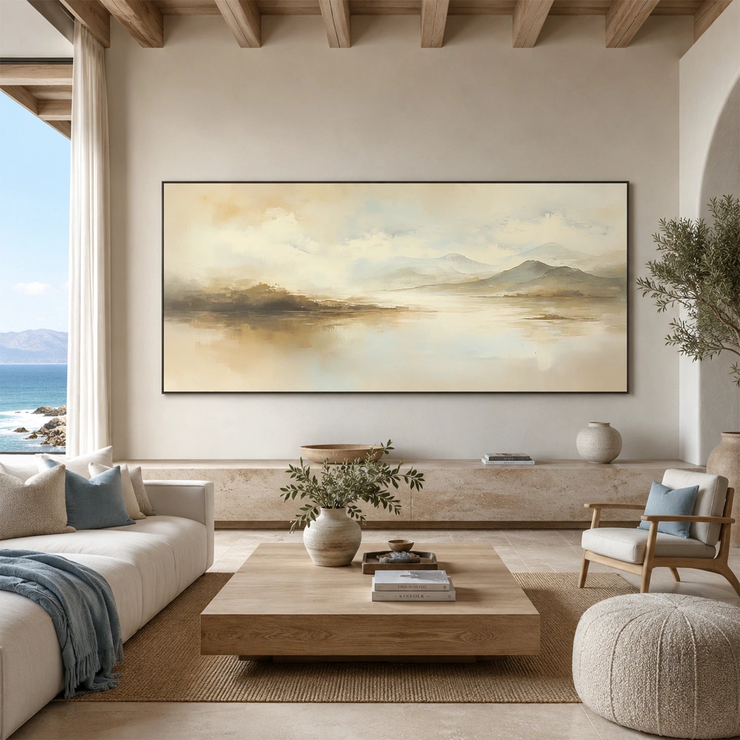 Abstract Mountain Wall Art #MM036