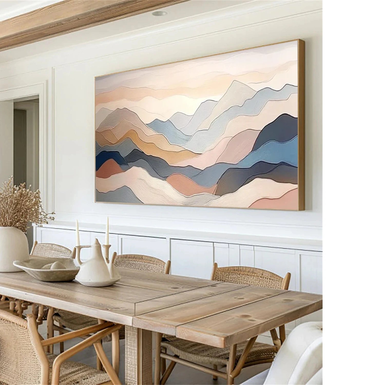 Abstract Mountain Wall Art #MM015
