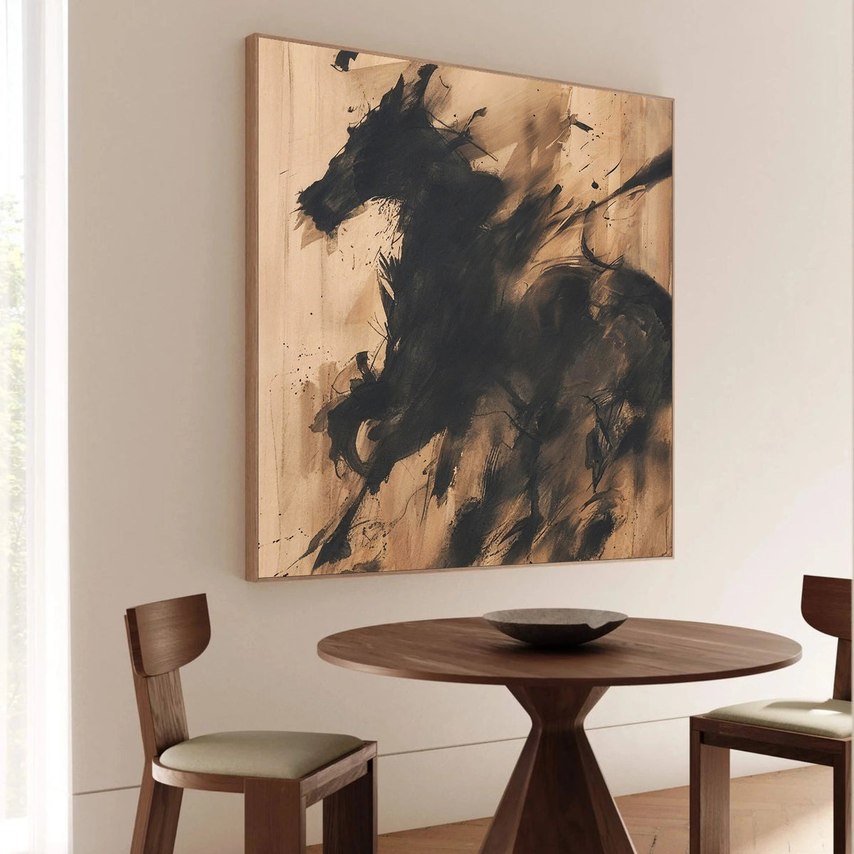 Abstract Animal Horse Wall Art #AN030