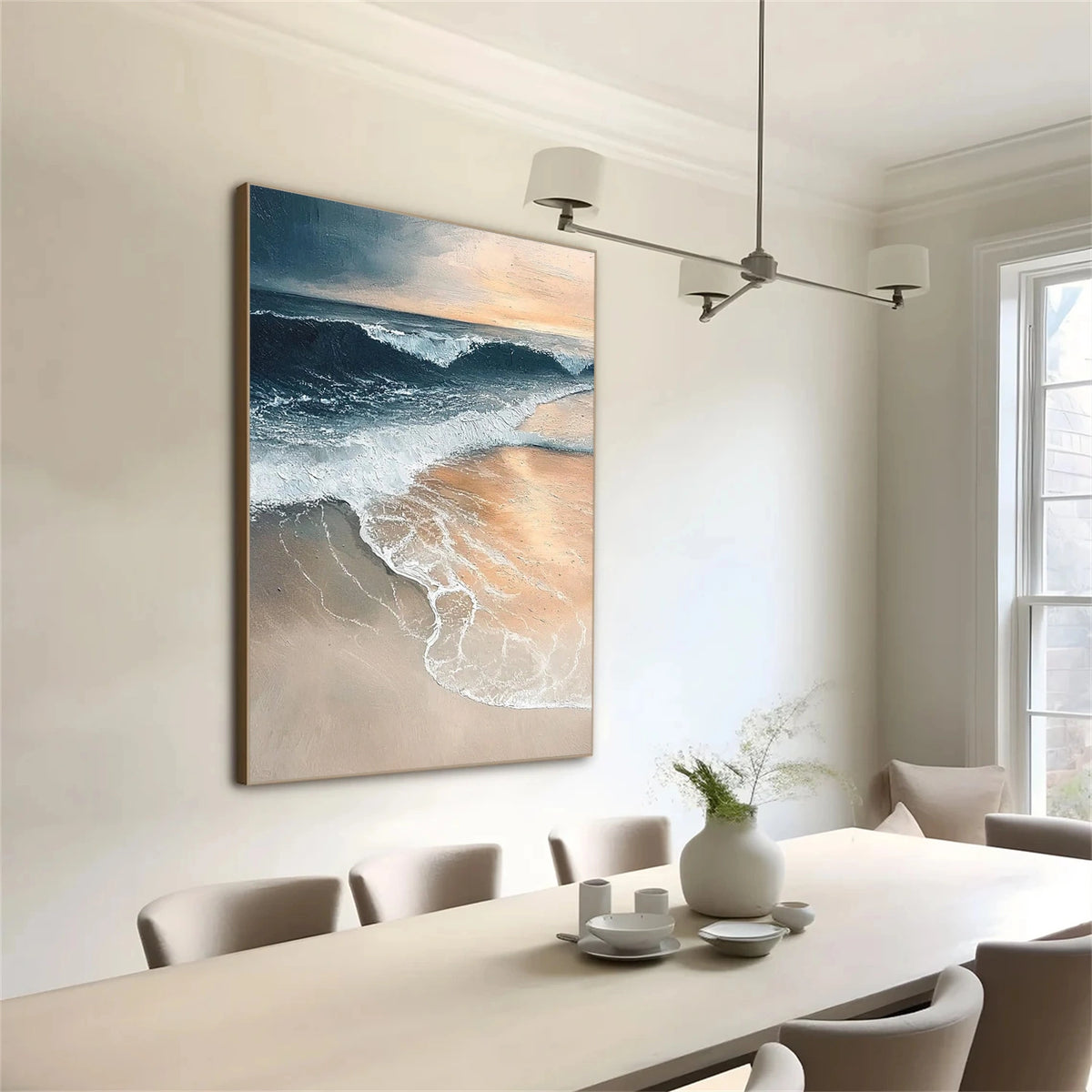 Abstract Ocean And Sky Wall Art #OS035