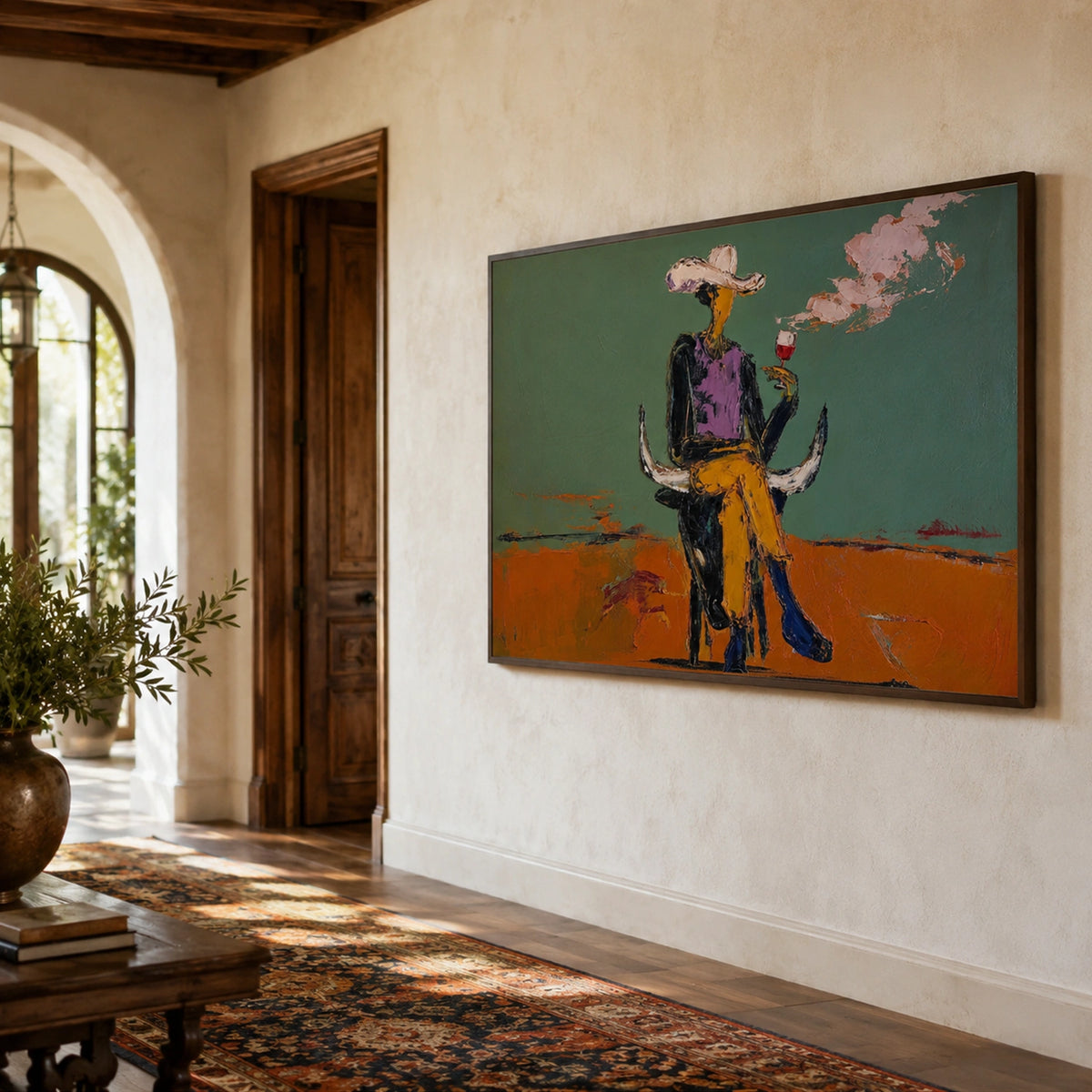 Western Cowboy Wall Art #AC051