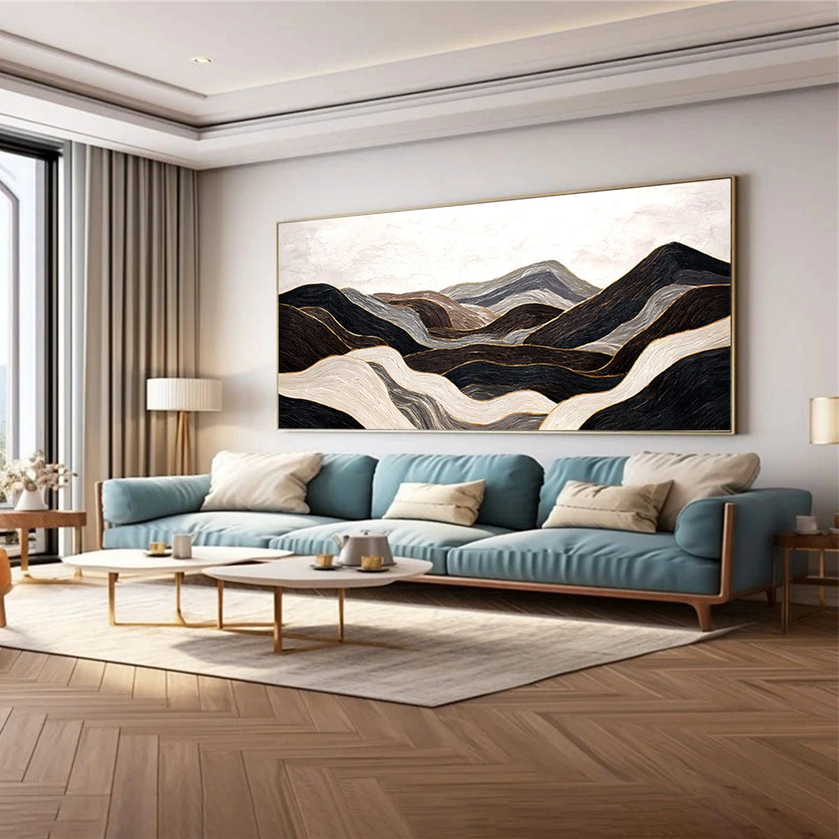 Abstract Mountain Wall Art #MM027