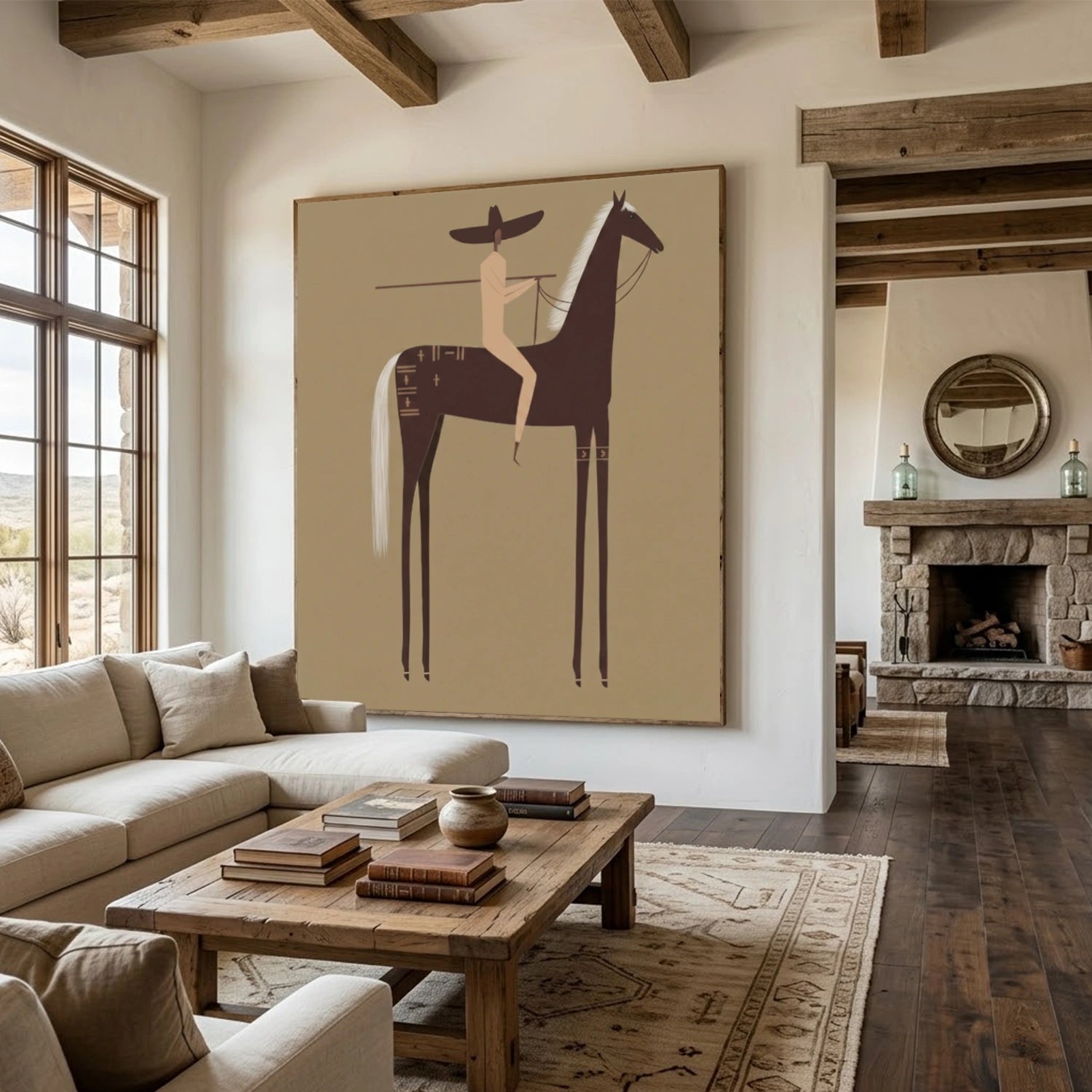 Western Cowboy Wall Art #AC093