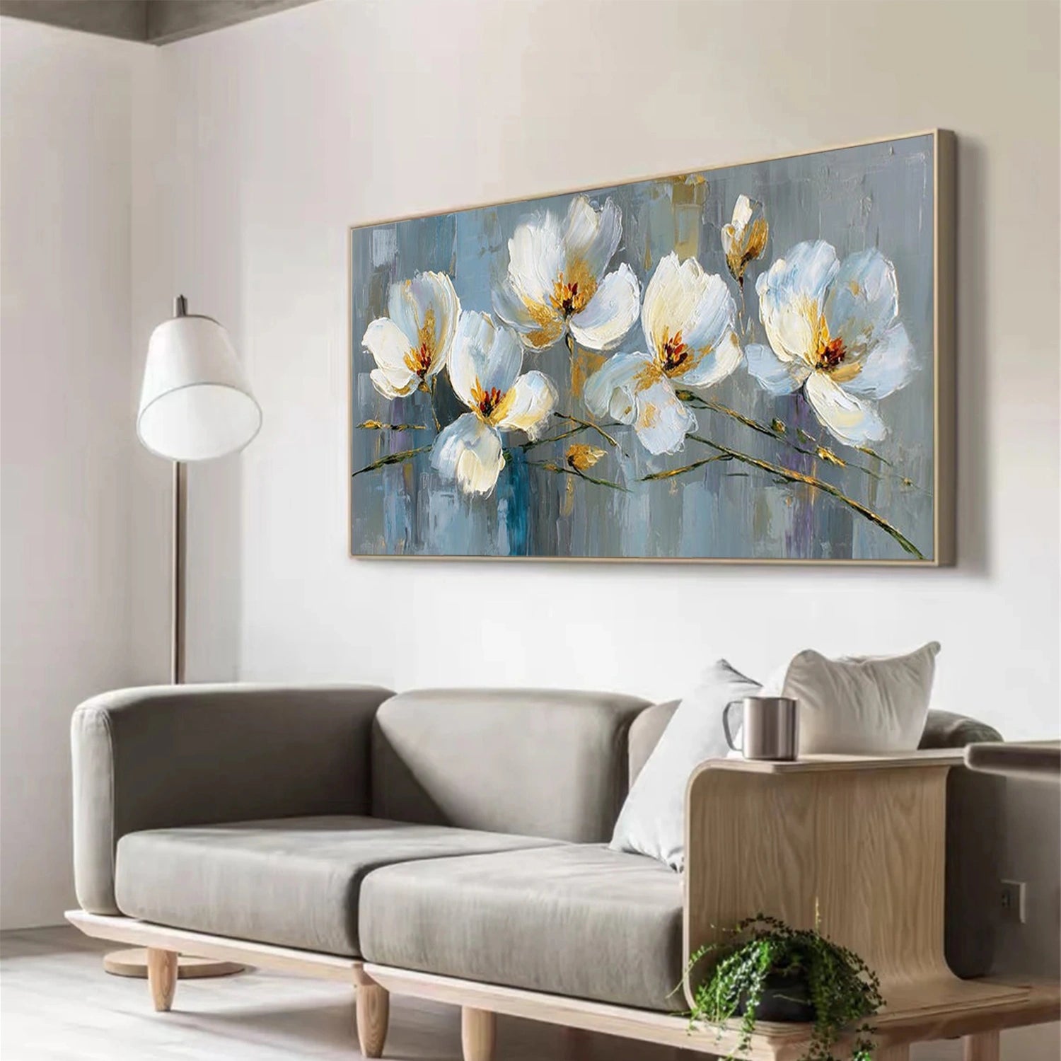 Abstract Flower And Tree Wall Art #FT036