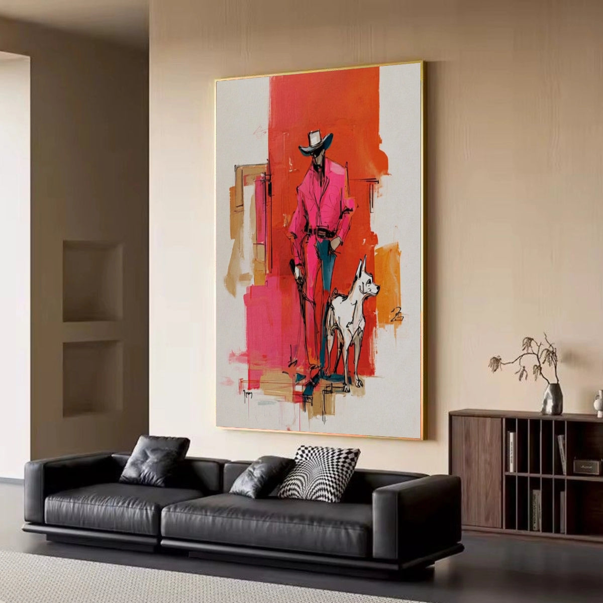 Abstract Portrait Wall Art #LA009