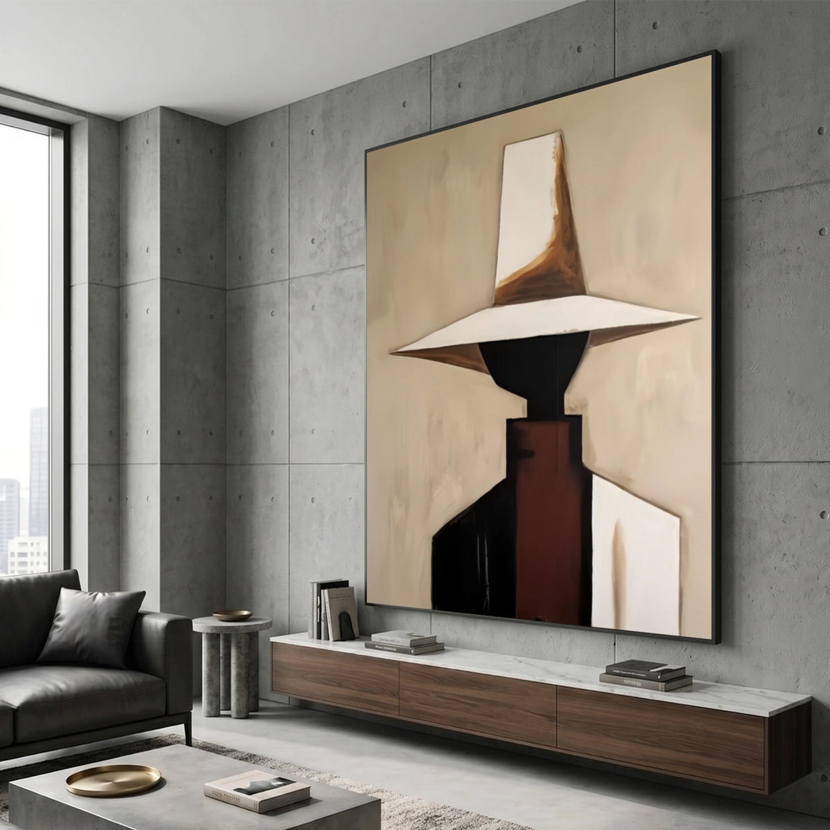 Abstract Portrait Wall Art #LA035
