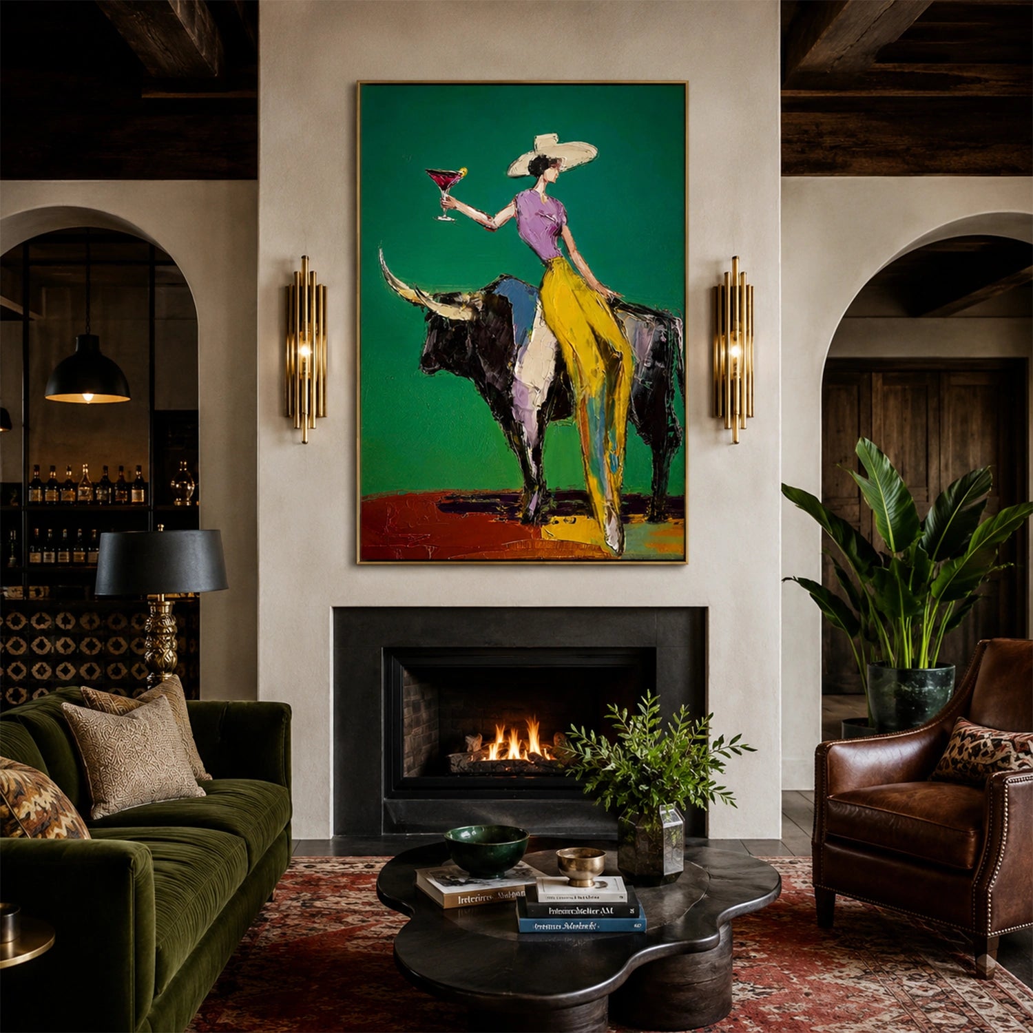 Western Cowboy Wall Art #AC024