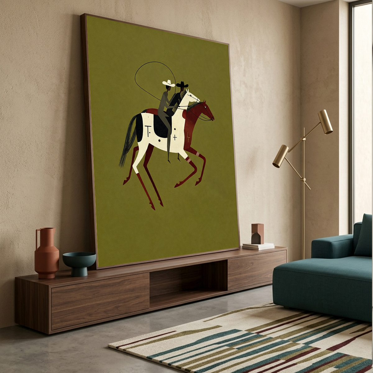 Western Cowboy Wall Art  #AC 160